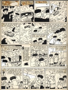 The strips 117-120 from "De gele spion"