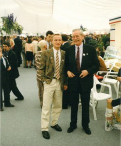 Johannes Stawowy and Bob De Moor in Welckenraedt in 1991.