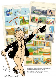 A detail of the coloring of the Monsieur Tric albums. Monsieur-TRIC-5---page-32-FR