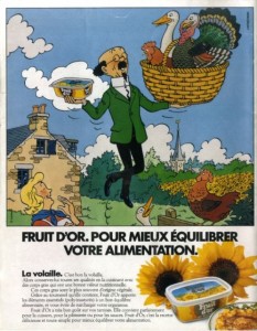 There is a housewife in this version - Copyright © Hergé / Moulinsart