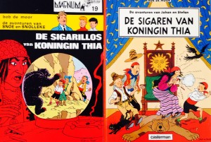 On the right the Casterman version from 1989, on the left the Magnum series version from 1979.