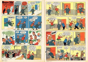 The original version as published in the Tintin weekly issue 36 of 1957.