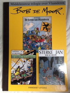 The cover of the normal deluxe edition of the "Middeleeuwse trilogie over Vlaanderen"