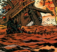 The detail which Bob De Moor cleaned out in the final album cover.