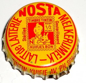 These were the later used capsules by Nosta with the Tintin Stamp.