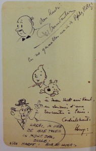 The drawings as made at the Ritz Hotel in Paris on December 15th 1958.
