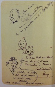 The drawings as made at the Ritz Hotel in Paris on December 15th 1958. 