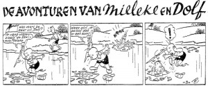 The 3rd strip of this series as published on January 27, 1949 in Ons Volkske.