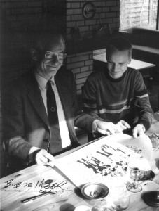 Bob De Moor and Johannes Stawowy in Mülheim, Germany at his parent's home.