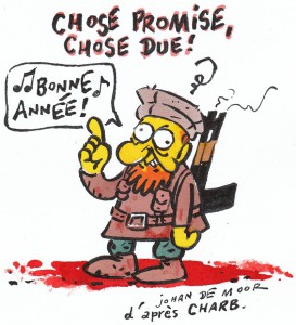 Johan De Moor's answer to the barbaric killing at the Charlie Hebdo HQ.